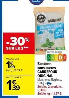 Carrefour Market Bonbons offre