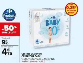 Carrefour Couches offre