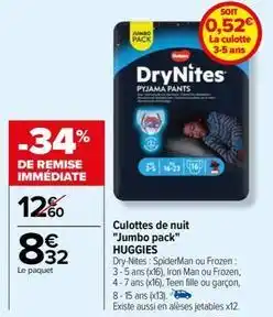 Carrefour Culotte offre