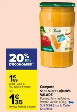 Carrefour Market Compote offre