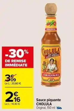 Carrefour Market Sauce piquante offre