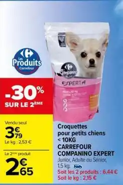 Carrefour Market Croquettes pour chien offre