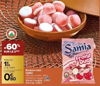 Carrefour Drive Bonbons offre