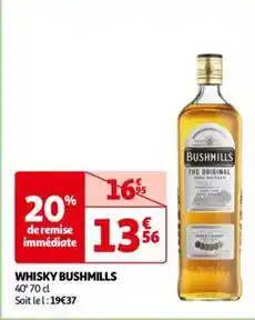 Auchan Bushmills - whisky offre