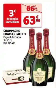 Auchan Orgueil de france - champagne charles lafitte offre