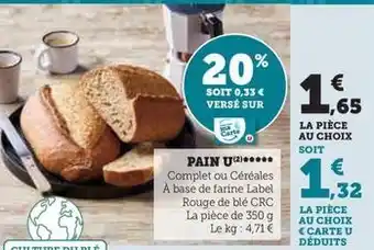 Super U U - pain offre