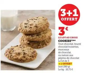 Super U Cookies offre