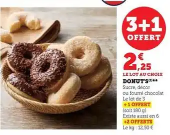 Super U Donut's offre