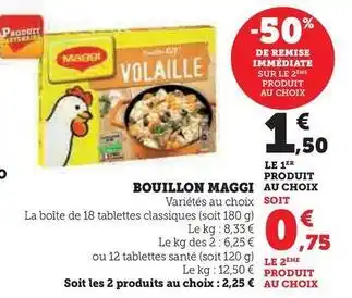 Hyper U Maggi - bouillon offre