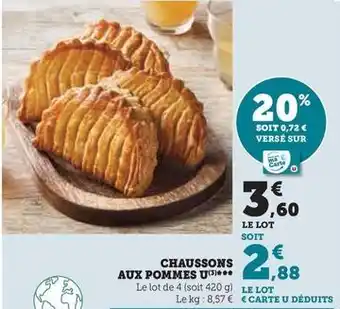 U Express U - chaussons aux pommes offre