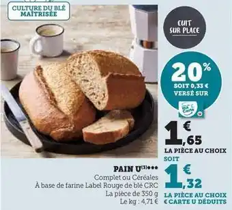 U Express U - pain offre