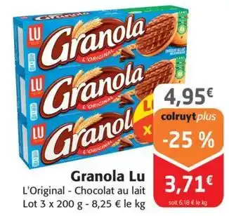 Colruyt Lu - granola offre