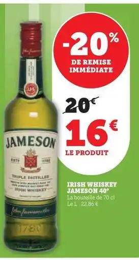 Jameson - irish whiskey 40°