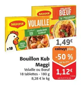 Colruyt Maggi - bouillon kub offre