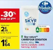 Carrefour Drive Carrefour - skyr nature sensation offre