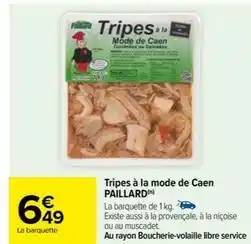 Carrefour Drive Paillard - tripes à la mode de caen offre