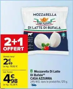 Carrefour Drive Casa azzurra - mozzarella di latte di bufala offre