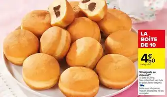 Carrefour Drive 10 beignets au chocolat offre