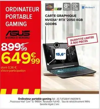Carrefour Drive Ordinateur portable offre