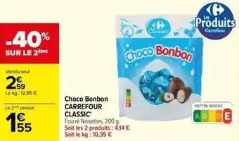 Carrefour Drive Carrefour - choco bonbon classic' offre