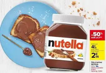 Carrefour Drive Nutella - pâte à tartiner offre