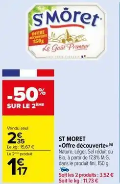 Carrefour Drive St moret - offre découverte offre