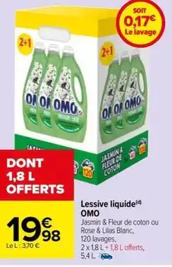 Carrefour Drive Lessive liquide offre