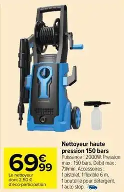 Nettoyeur haute pression 150 bars