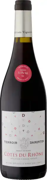 Carrefour Côtes-du-Rhône Terroir Daronton offre