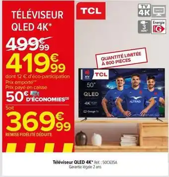 Carrefour Téléviseur offre