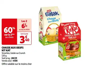 Auchan Supermarché Nestlé CHASSE AUX OEUFS offre
