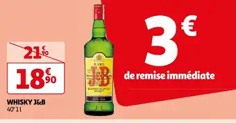 Auchan Supermarché J&B WHISKY offre