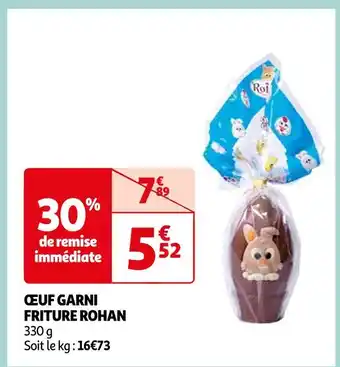 Auchan Supermarché ROHAN ŒUF GARNI FRITURE offre