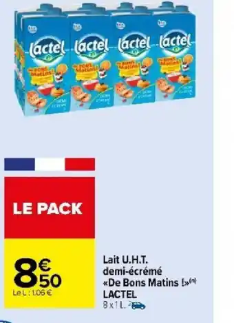 Carrefour Market Lait U.H.T. demi-écrémé offre