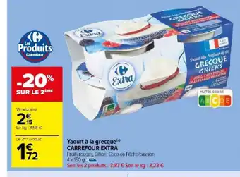 Carrefour Market Yaourt à la grecque offre