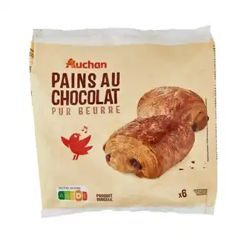 Auchan Pains Au Chocolat Pur Beurre Surgelés Auchan offre