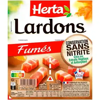 Auchan Lardons Fumés Herta offre