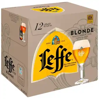 Auchan Bière Blonde Leffe offre