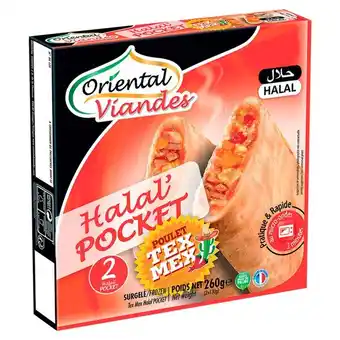 Auchan Pocket Poulet Tex Mex Oriental Viandes offre