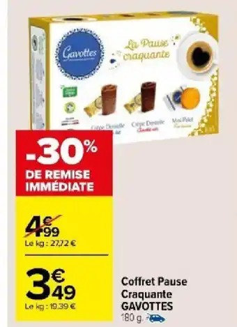 Carrefour Market Coffret Pause Craquante offre