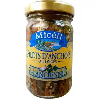Auchan Filets D'anchois Allongés À L'huile D'olive Micéli offre