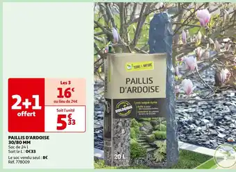 Auchan PAILLIS D’ARDOISE 30/80 MM offre