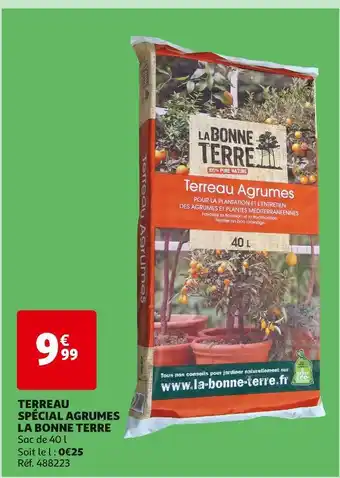 Auchan LA BONNE TERRE TERREAU SPÉCIAL AGRUMES offre