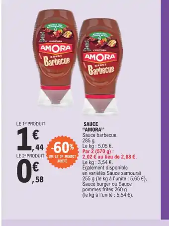 E.Leclerc SAUCE AMORA offre