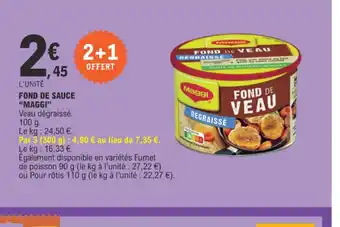 E.Leclerc FOND DE SAUCE MAGGI offre