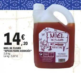 E.Leclerc MIEL DE FLEURS "APICULTEURS ASSOCIÉS" offre