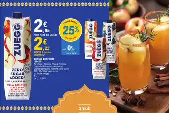E.Leclerc BOISSON AUX FRUITS "ZUEGG" offre