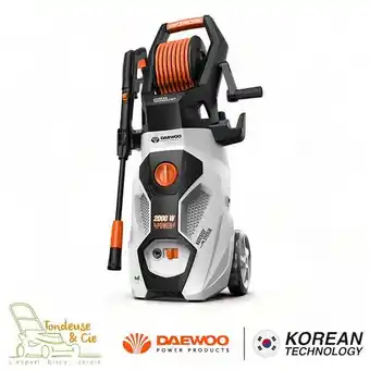 Brico Cash Nettoyeur haute pression DAEWOO 2000 W - 160 bars, raccord rapide, accessoires - DAX160-2000W-HRL offre