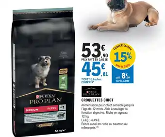 E.Leclerc Jardi CROQUETTES CHIOT offre