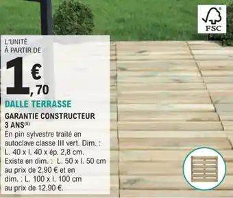 GARANTIE CONSTRUCTEUR 3 ANS(5)